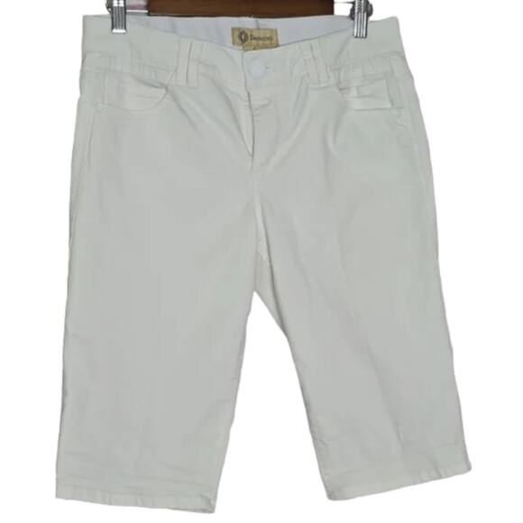 Democracy Ab"solution® White Stretch‎ Bermuda Shorts Plus Size 22W - Picture 3 of 7